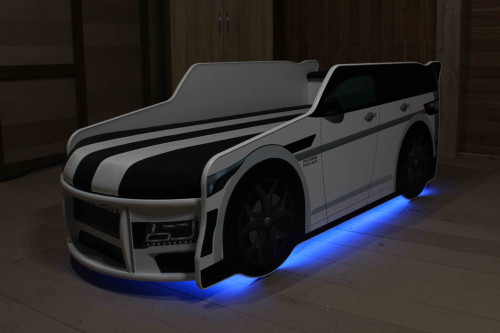 Кровать машина VRN- ELIT Lamborgini E-3 (желтый, графит)