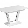 Стол обеденный IMP- Asti белый, МДФ + стекло, 140 см