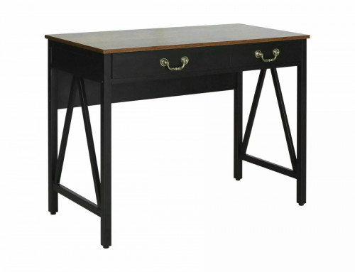 Письменный стол SIGNAL B-021 коричневый/ черный