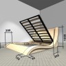 Кровать с подъемным механизмом COR- New Line 