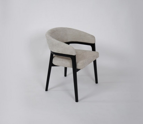 Стул обеденный TOP- PRESTOL Порто массив гевея ткань беж