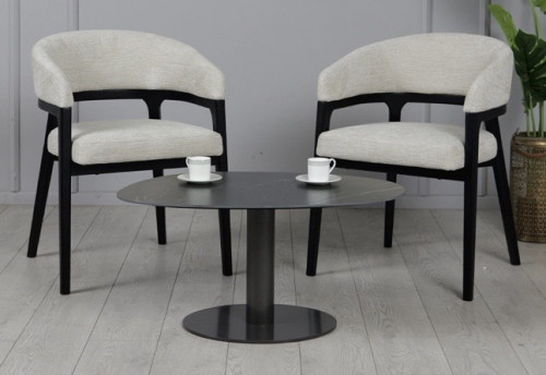 Стул обеденный TOP- PRESTOL Порто массив гевея ткань беж