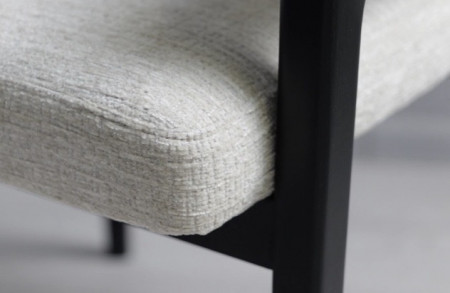 Стул обеденный TOP- PRESTOL Порто массив гевея ткань беж