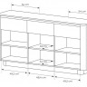 Комод Perfect Home Torro 3D3S/163 Дуб кремона