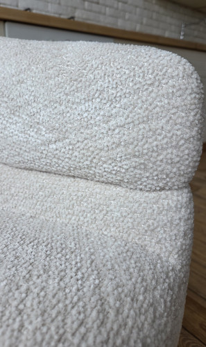 Стул поворотный VTR- R-180 букле (молочная туча/капучино)