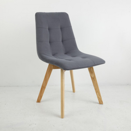 Кухонный комплект Ont- Алонзо 120 серый раздвижной стол + 4 стула Дарио