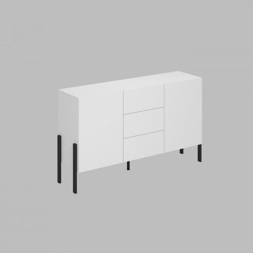 Комод на 2 двери 3 ящика Helvetia JUKON 2497ND43 (белый)