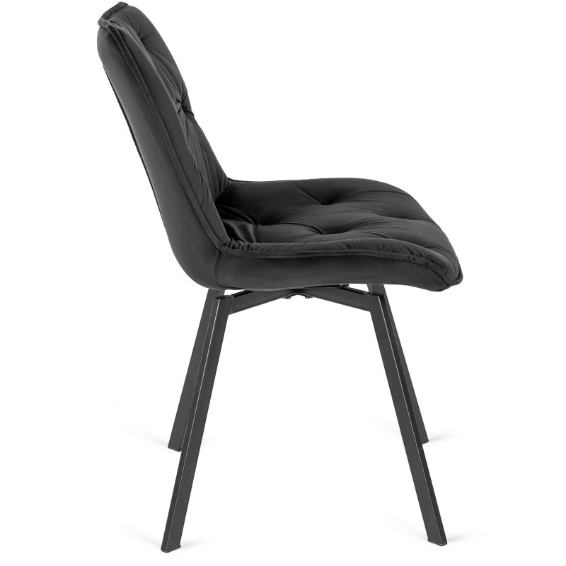 Стул поворотный MEBEL ELITE Marco черный велюр