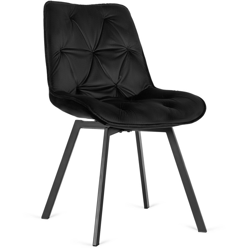 Стул поворотный MEBEL ELITE Marco черный велюр