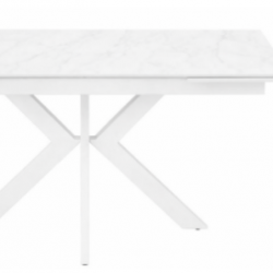 Стол обеденный модерн premium Ceramic Evro- Margit T7554C-1318 1300+250+250*90*76 Victoria white ceramic