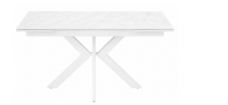 Стол обеденный модерн premium Ceramic Evro- Margit T7554C-1318 1300+250+250*90*76 Victoria white ceramic