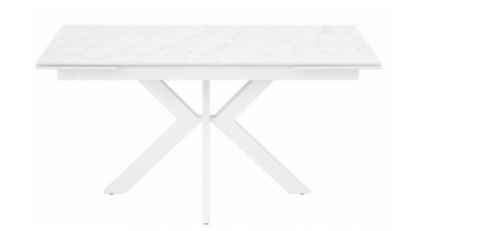 Стол обеденный модерн premium Ceramic Evro- Margit T7554C-1318 1300+250+250*90*76 Victoria white ceramic