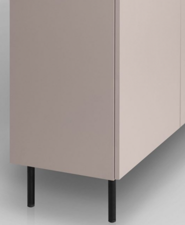 Комод MRK- Нео 3дв 1,6 м Глянец орех Макадамия/ супермат Тоффи