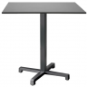 Стол уличный, столешница HPL VLL- SCAB Cross антрацит 70х70 см