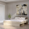 Кровать двуспальная EVR- Астория дуб Сонома + трюфель