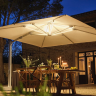 Зонт с боковой мачтой Glatz TEA- AMBIENTE квадратный 350х350 см (5 класс ткани)