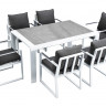 Комплект обеденный на 6 персон Higold Exee (белый + серый) 3055150
