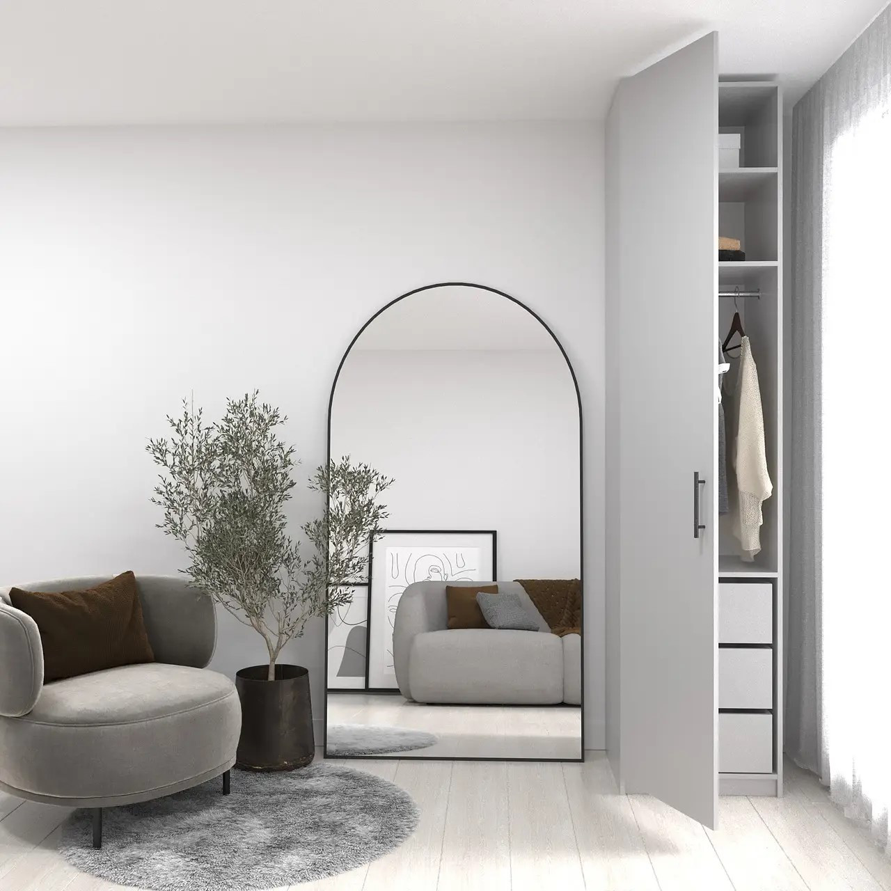 Шкаф с ящиками 240х50х52 cм KOD- ШК-501 2, 4