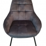 Кресло лаунж CON- MORGAN (Морган) ткань серый графит