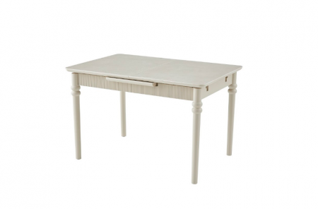 Стол керамический обеденный модерн VTR- Савона TM-241 (крема саббия + капучино) 