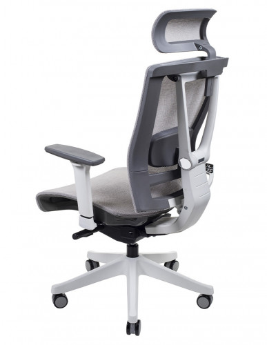 Крісло керівника LUX- ERGO CHAIR 2 MESH WHITE/ BEIGE ергономічне