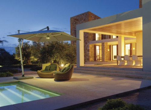 Зонт квадратный Glatz TEA- Sombrano S+ easy 