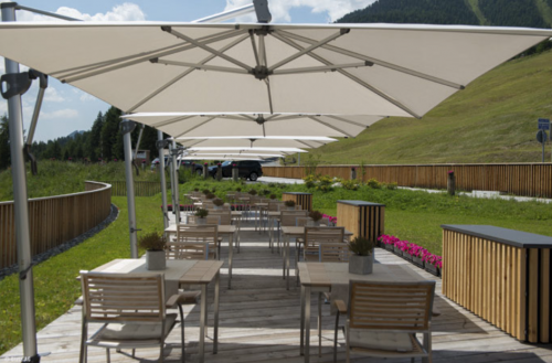 Зонт квадратный Glatz TEA- Sombrano S+ easy 