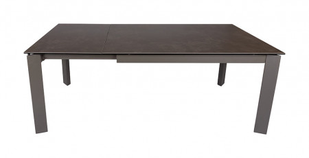 Стол обеденный модерн NL- OSLO керамика коричневый темный