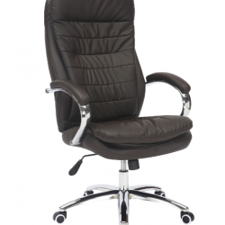 Кресло AMF- Valencia хром НВ механизм Anyfix кожзам коричневый