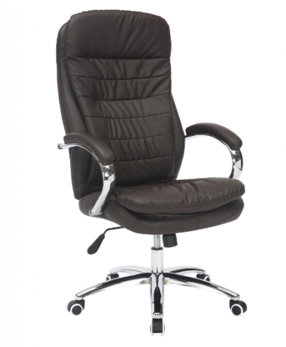 Кресло AMF- Valencia хром НВ механизм Anyfix кожзам коричневый