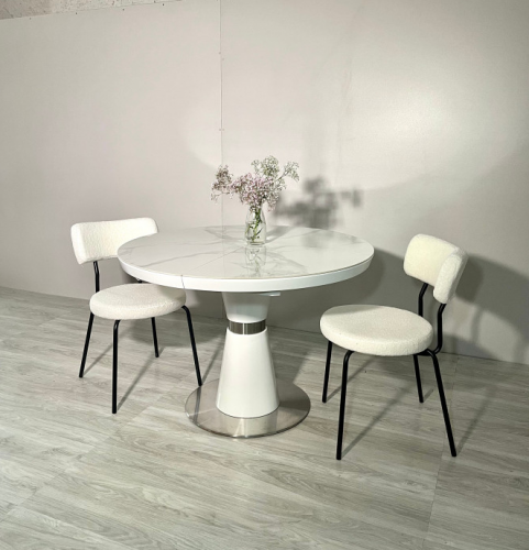 Стол обеденный Premium EVRO- Cuba T 7257 Arena beige + МДФ