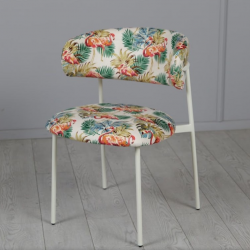 Стул обеденный TOP- Дакс белый (ноги металл белый)    