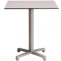 Стол уличный из HPL VLL- SCAB Cross тортора 70х70 см