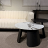 Сэт кофейных столиков CRV- Mono Duo, Noir et blanc (черный/белый)