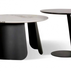 Сэт кофейных столиков CRV- Mono Duo, Noir et blanc (черный/белый)