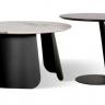 Сэт кофейных столиков CRV- Mono Duo, Noir et blanc (черный/белый)