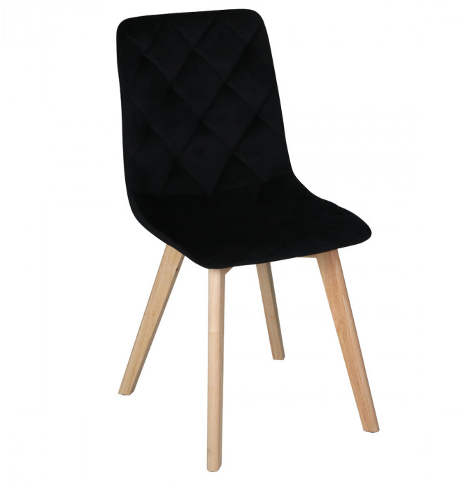 Стул INI- ANETTE  каркас дерево/ темный беж, серый, черный