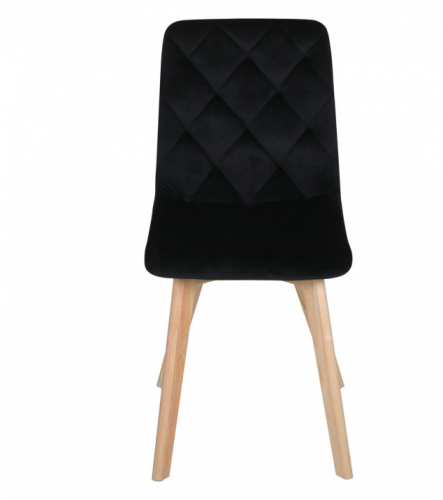 Стул INI- ANETTE  каркас дерево/ темный беж, серый, черный