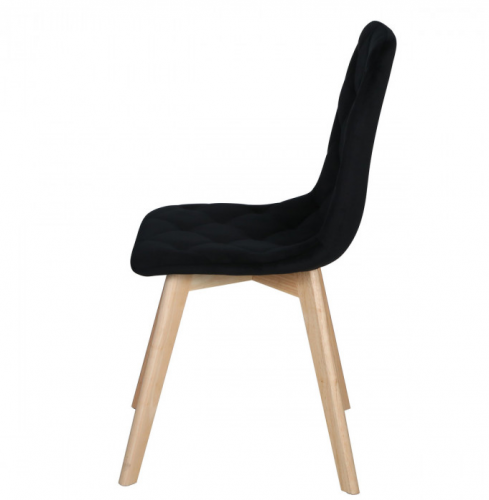 Стул INI- ANETTE  каркас дерево/ темный беж, серый, черный