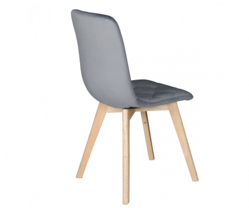 Стул INI- ANETTE  каркас дерево/ темный беж, серый, черный