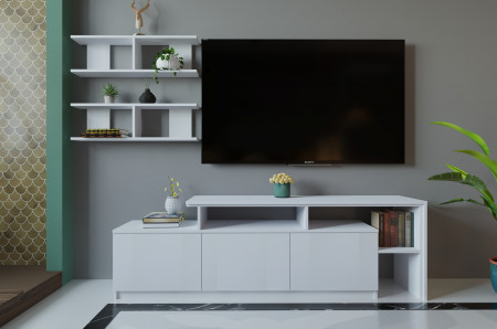 Гостиная (тумба ТВ + полка) ViA- ВТ-5