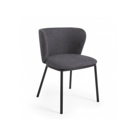 Стул Kave Home CISELIA CC3000KY15 (синель темно-серая)