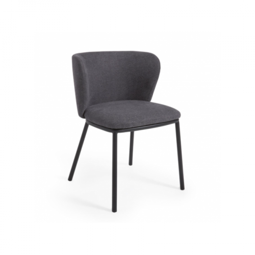 Стул Kave Home CISELIA CC3000KY15 (синель темно-серая)