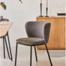 Стул Kave Home CISELIA CC3000KY15 (синель темно-серая)