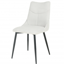 Стул INI- JUSTIN светло-серый тк./черный каркас