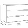 Шкаф-купе 2D Forte BELLEVUE RMRS924E1 Дуб болотный/Дуб черный