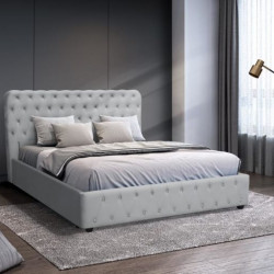 Кровать с подъемным газовым Avn- BELINDA 180 Grey