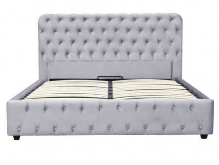 Кровать с подъемным газовым Avn- BELINDA 180 Grey