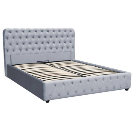 Кровать с подъемным газовым Avn- BELINDA 180 Grey