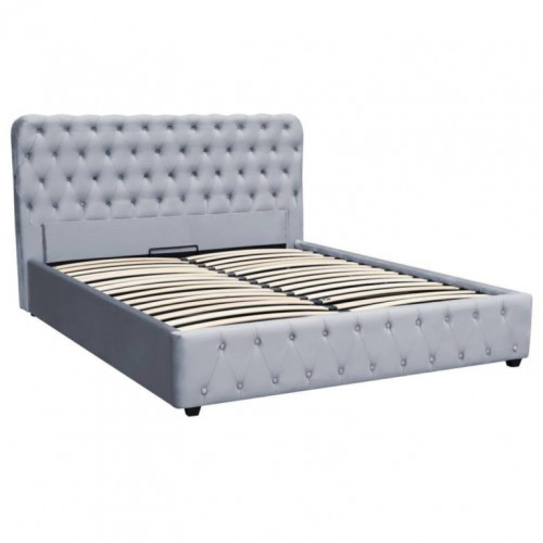 Кровать с подъемным газовым Avn- BELINDA 180 Grey